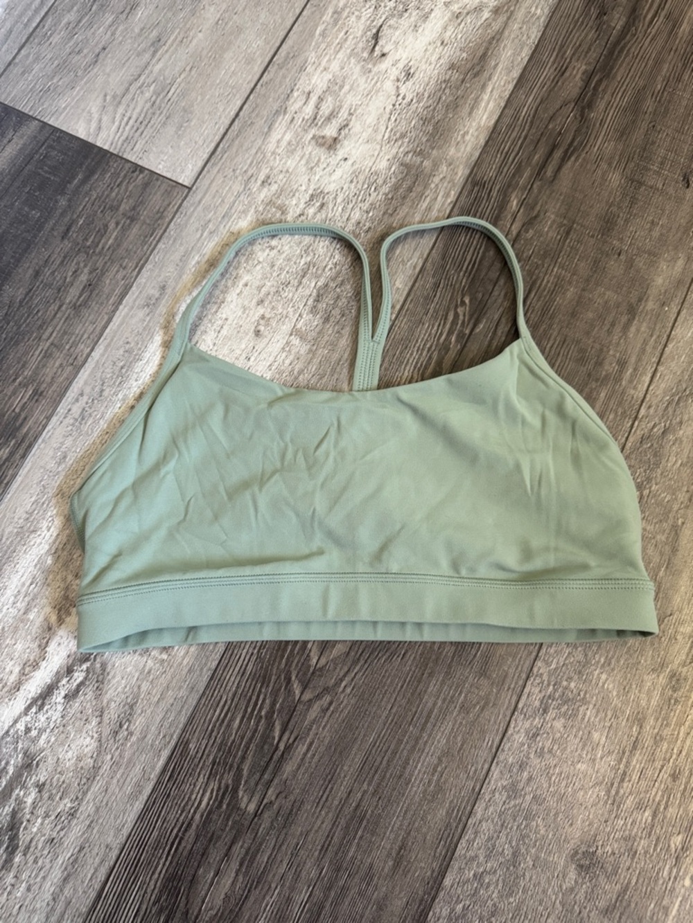 Light Sage Strappy Bralette - Women Intimates